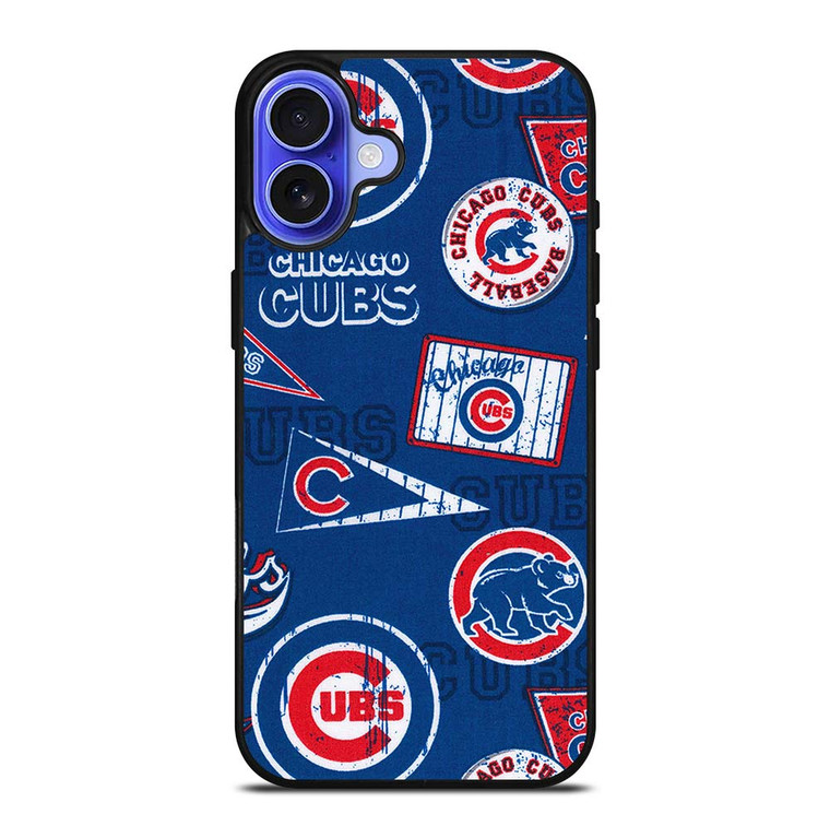 CHICAGO CUBS COLLAGE iPhone 16 Case Cover