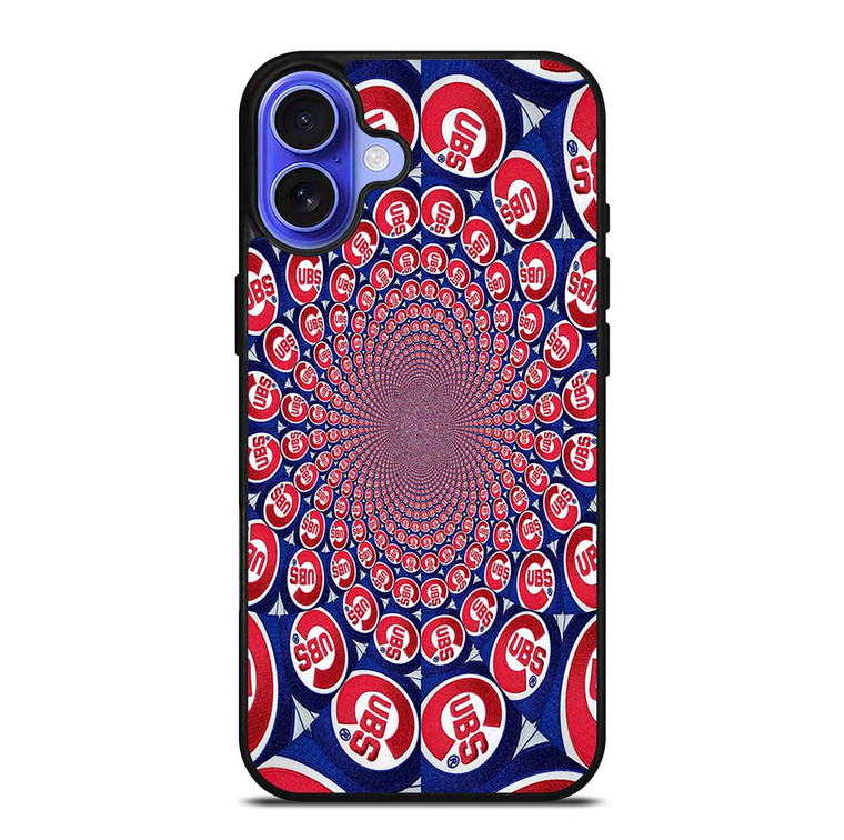 CHICAGO CUBS LOGO COLLAGE iPhone 16 Case Cover