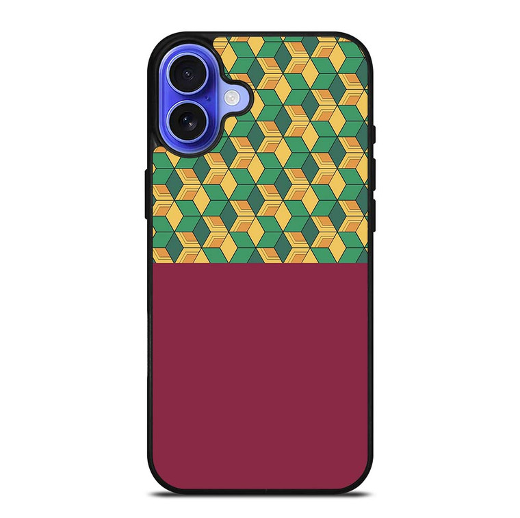 DEMON SLAYER TOMIOKA PATTERN 2 iPhone 16 Case Cover