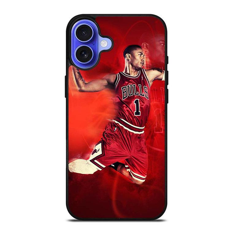 DERRICK ROSE CHICAGO BULLS iPhone 16 Case Cover