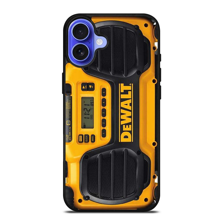 DEWALT JOBSITE RADIO iPhone 16 Case Cover