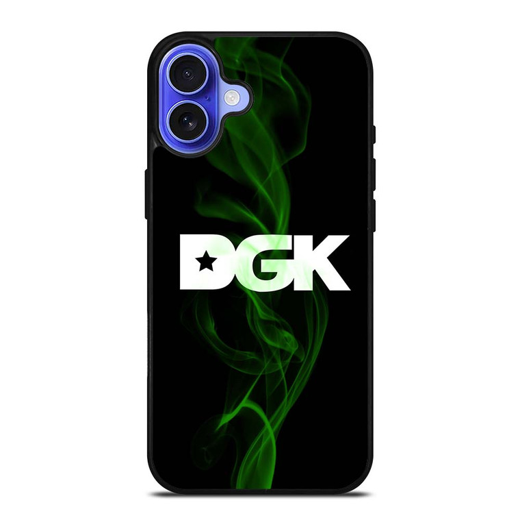 DGK SKATEBOARDING GREEN SMOKE iPhone 16 Case Cover
