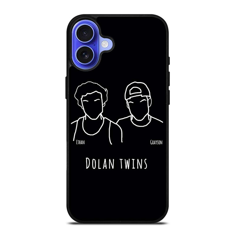 DOLAN TWINS DRAWING CARTOON iPhone 16 Case Cover