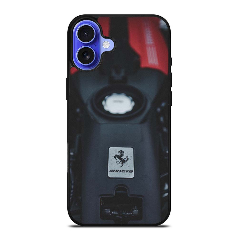 FERRARI 488 GTB ENGINE iPhone 16 Case Cover