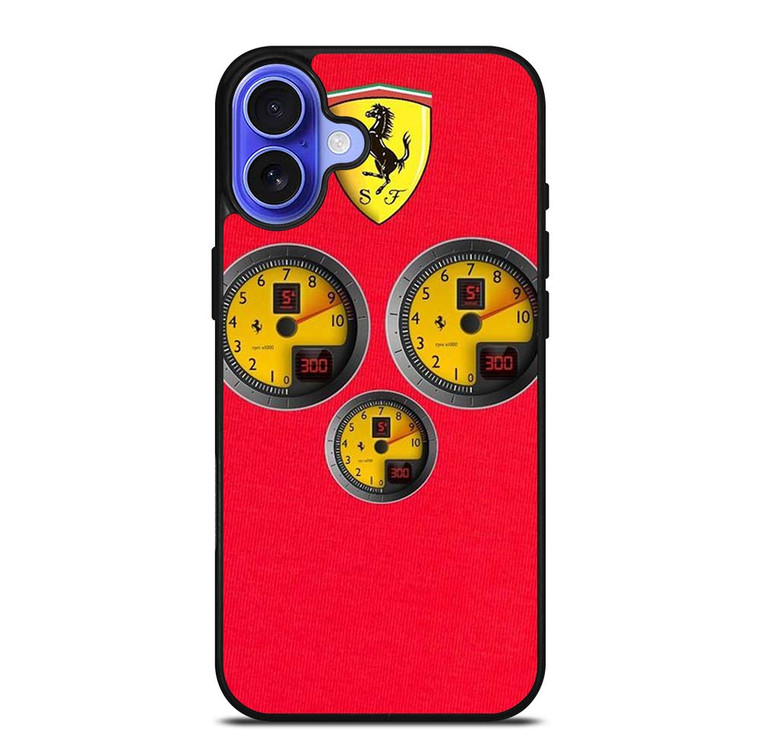 FERRARI SPEEDOMETER iPhone 16 Case Cover