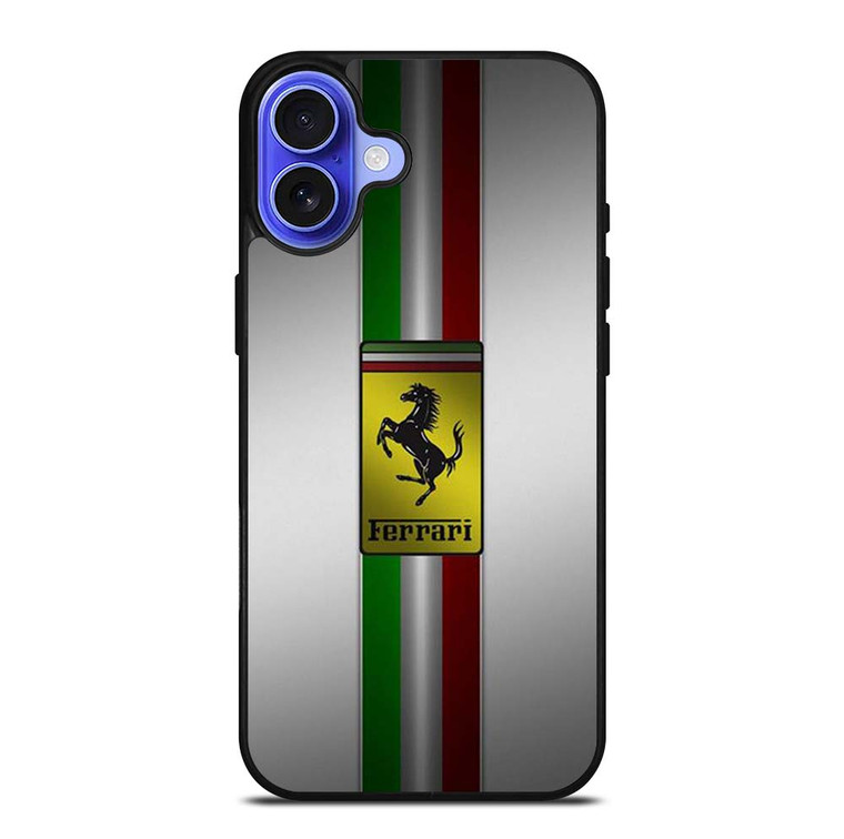 FERRARI SUPER CAR LOGO 2 iPhone 16 Case Cover