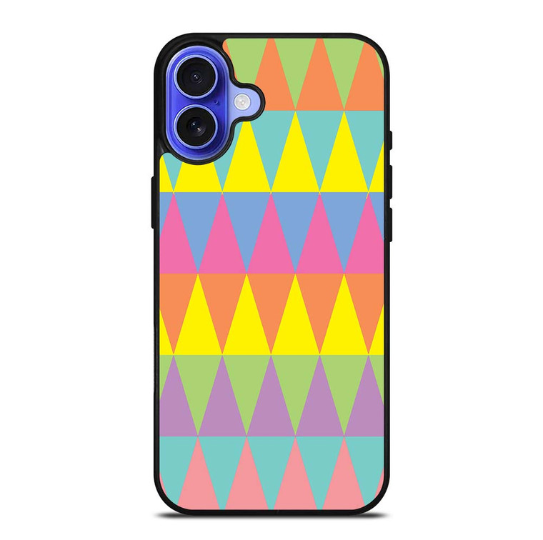 HERRINGBONE TRIANGLE iPhone 16 Case Cover