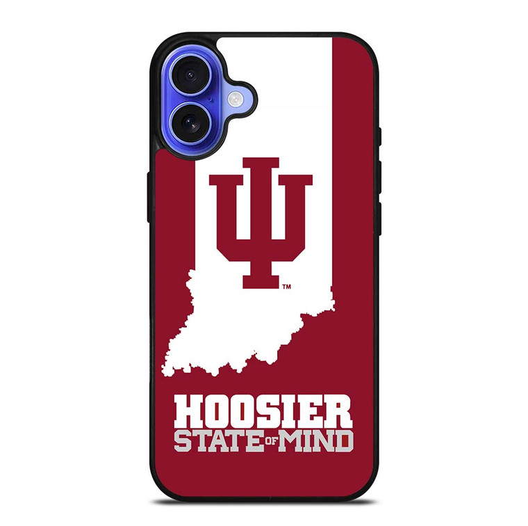 HOOSIER STATE OF MIND INDIANA iPhone 16 Case Cover