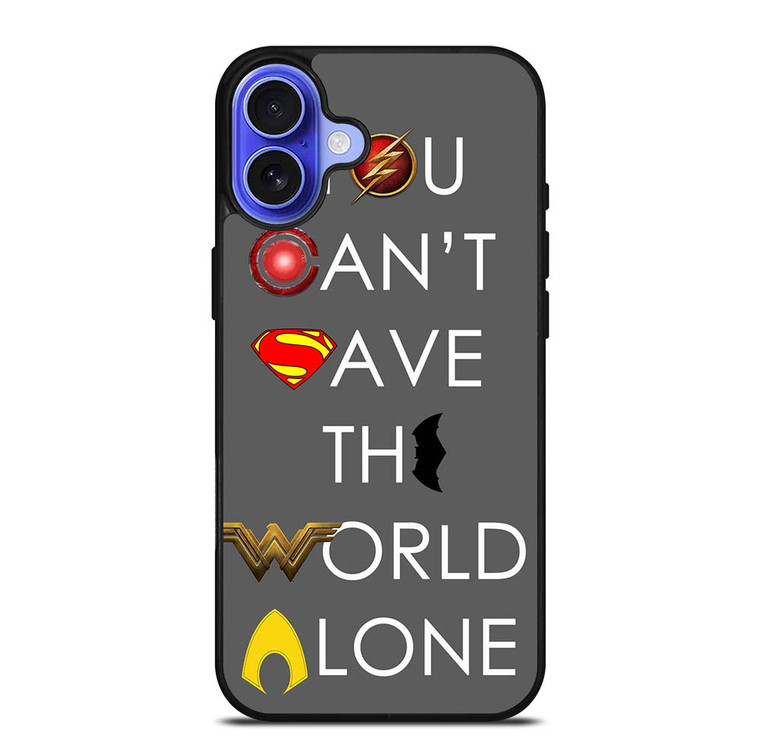 JUSTICE LEAGUE SAVE THE WORLD iPhone 16 Case Cover