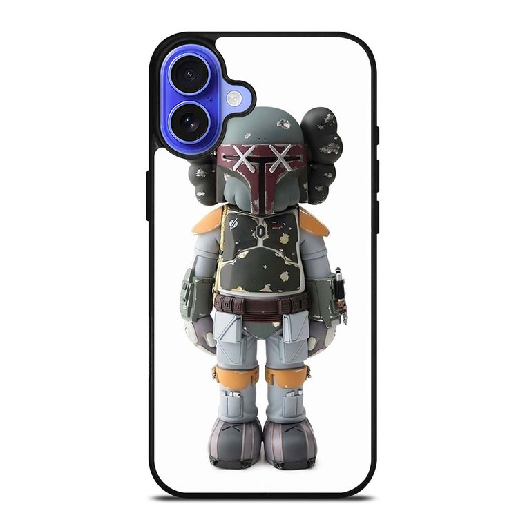 KAWS BOBA FETT STAR WARS iPhone 16 Case Cover