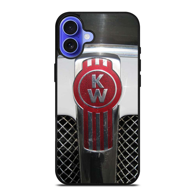 KENWORTH TRUCK LOGO GRAY iPhone 16 Case Cover