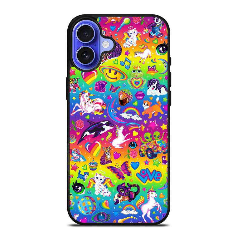 LISA FRANK SWAG CUTE iPhone 16 Case Cover