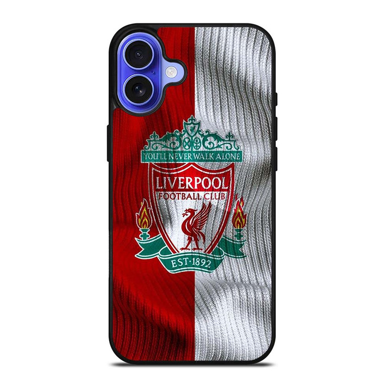 LIVERPOOL FC ENGLAND FOOTBALL CLUB iPhone 16 Case Cover