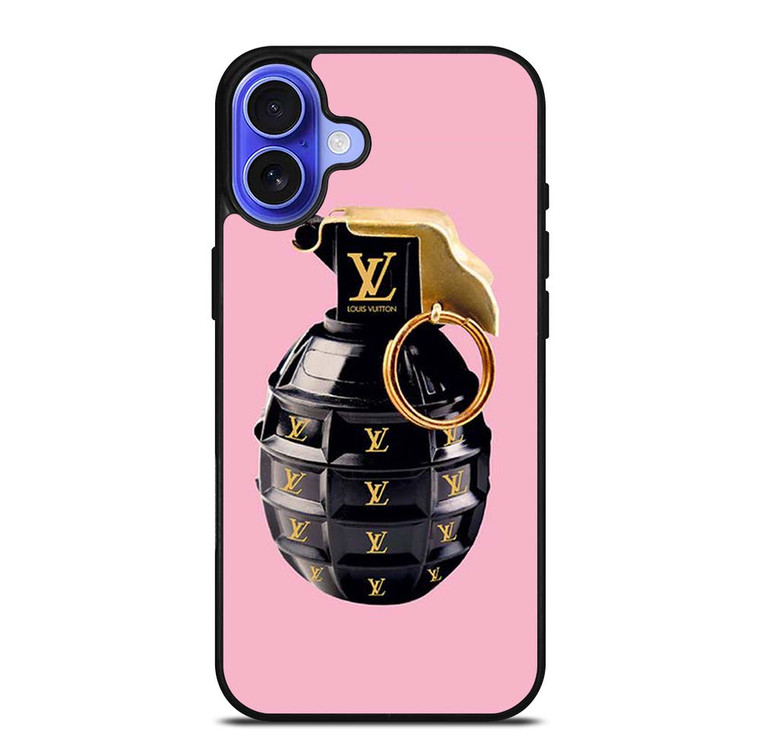 LOUIS VUITTON LV LOGO GRENADE iPhone 16 Case Cover