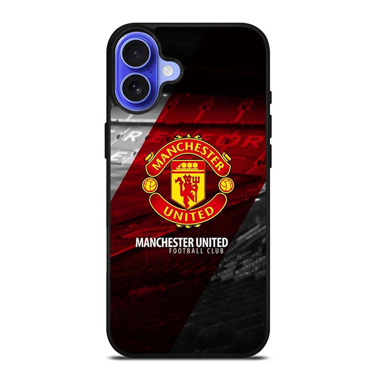 MANCHESTER UNITED FC LOGO iPhone 16 Case Cover