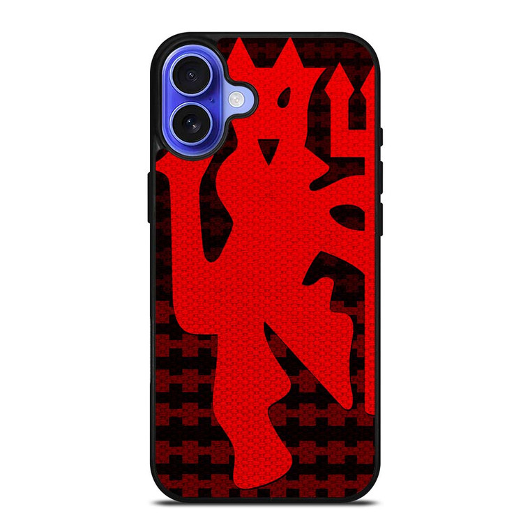 MANCHESTER UNITED RED DEVIL LOGO iPhone 16 Case Cover