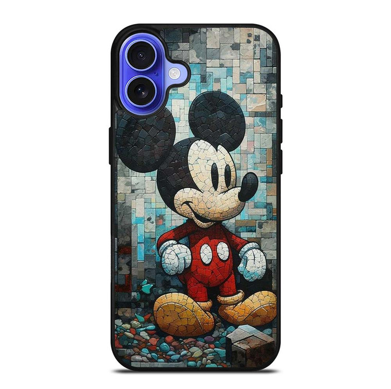 MICKEY MOUSE DISNEY MOZAIC iPhone 16 Case Cover
