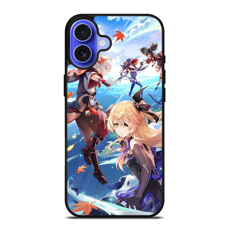 MOBILE GAME CHARACTERS GENSHIN IMPACT iPhone 16 Case Cover