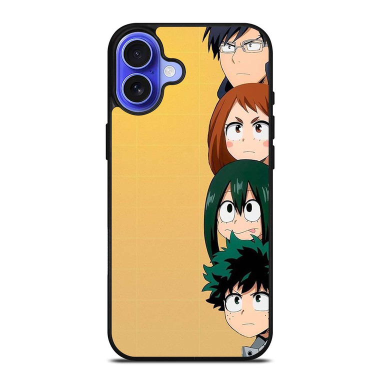 MY HERO ACADEMIA FUNNY FACE iPhone 16 Case Cover