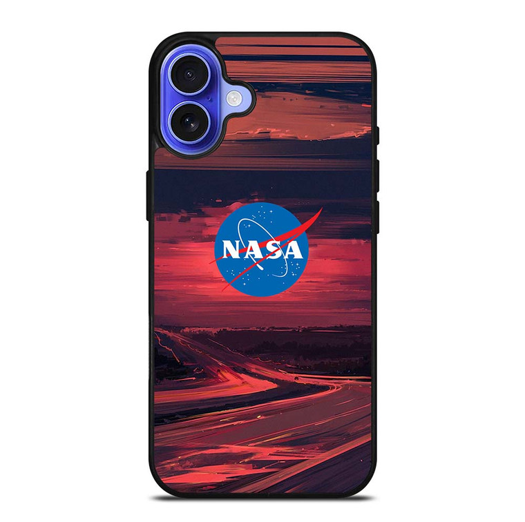 NASA LOGO SUNSET iPhone 16 Case Cover