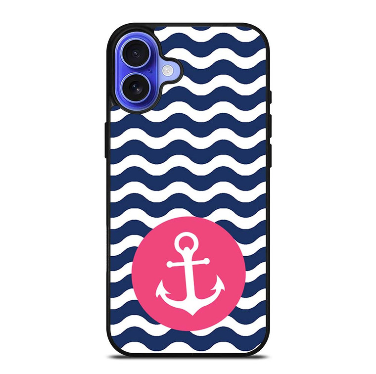 NAUTICAL ANCHOR iPhone 16 Case Cover