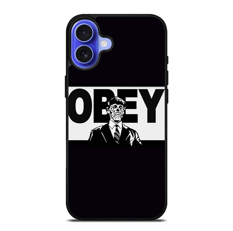 OBEY CLOTHING LOGO SKULL iPhone 16 Case Cover