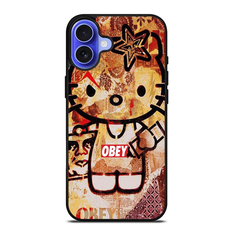 OBEY HELLO KITTY iPhone 16 Case Cover