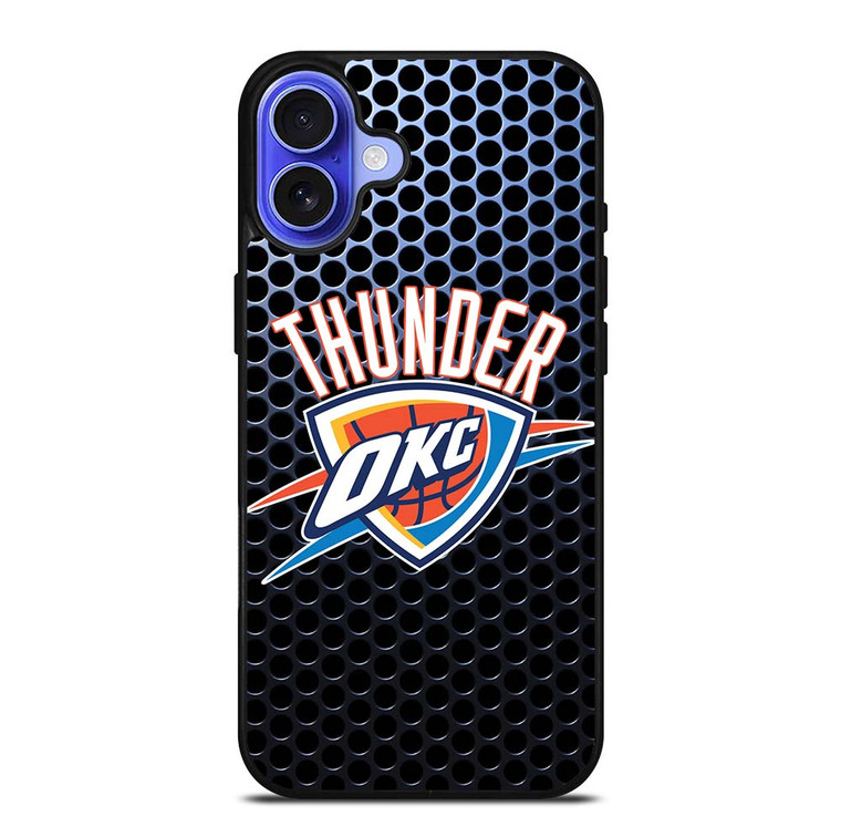 OKLAHOMA CITY THUNDER LOGO iPhone 16 Case Cover