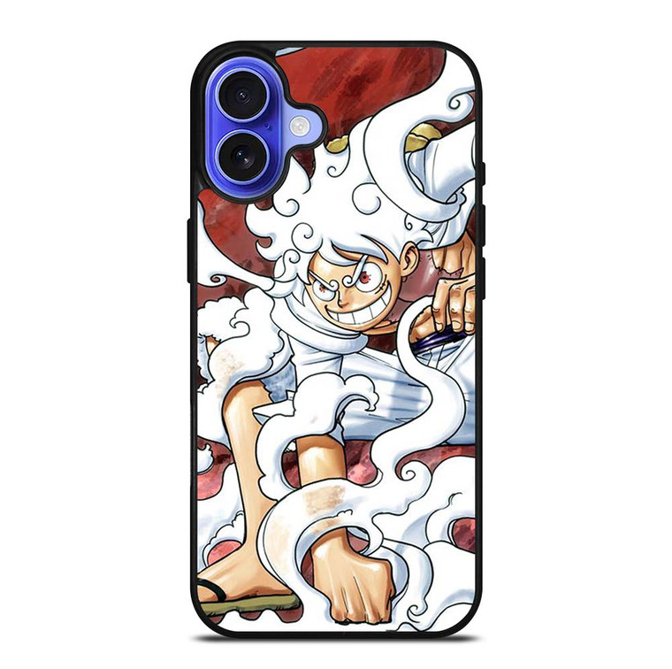 ONE PIECE ANIME MONKEY D LUFFY GEAR 5 iPhone 16 Case Cover