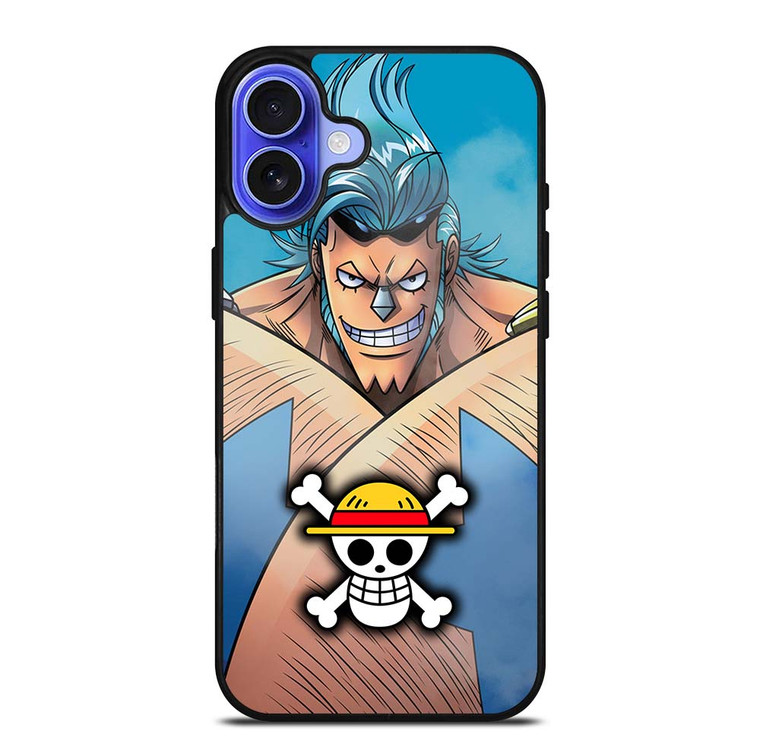 ONE PIECE LOGO CARTOON FRANKY iPhone 16 Case Cover
