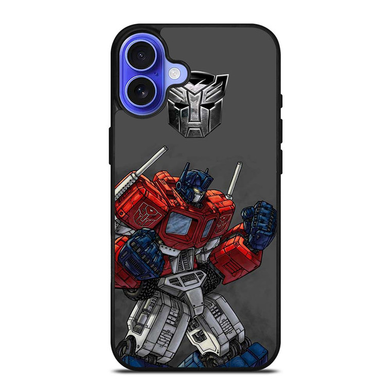 OPTIMUS PRIME CARTOON iPhone 16 Case Cover