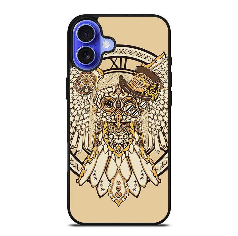 OWL STEAMPUNK iPhone 16 Case Cover