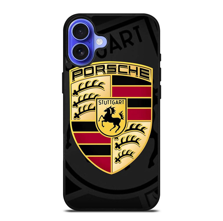 PORSCHE SUPERCAR LOGO iPhone 16 Case Cover
