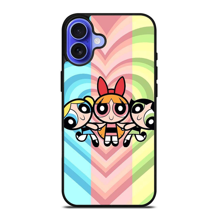 POWERPUFF GIRLS CARTOON NETWORK iPhone 16 Case Cover