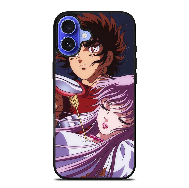 SAINT SEIYA AND PRINCESS iPhone 16 Case Cover