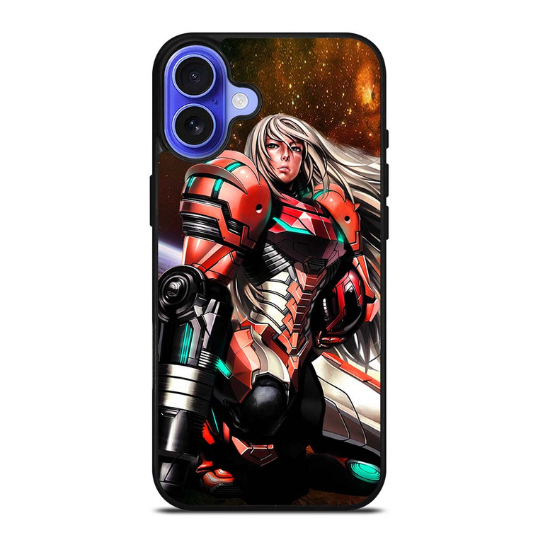 SAMUS ARAN METROID-Recovered iPhone 16 Case Cover