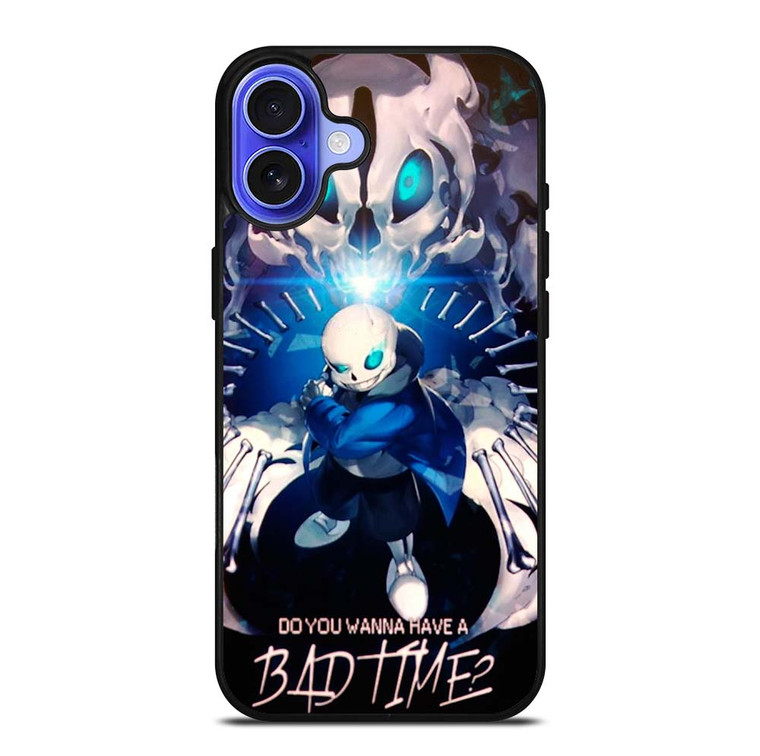 SANS UNDERTALE BAD TIME iPhone 16 Case Cover