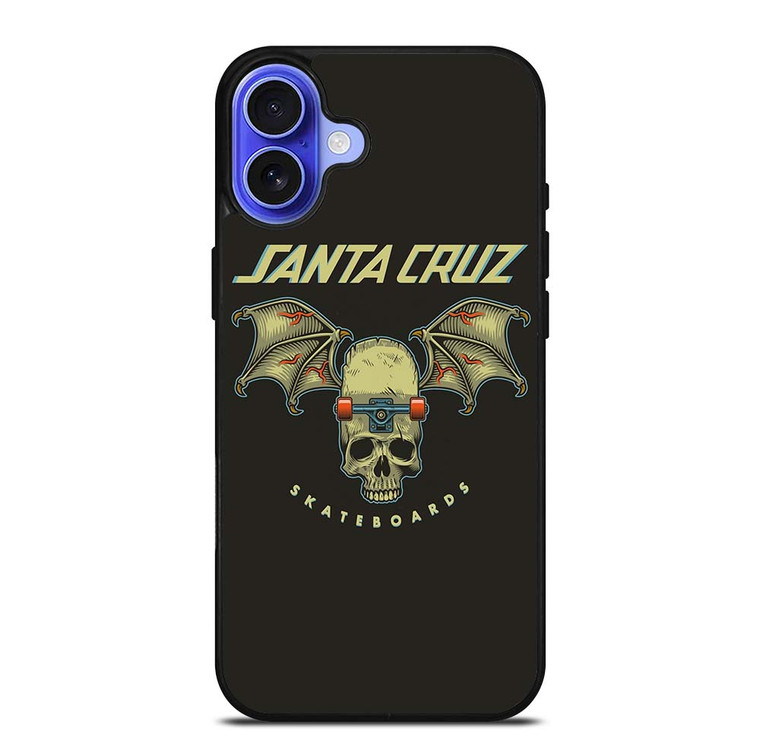 SANTA CRUZ SKATEBOARDS SKULL iPhone 16 Case Cover