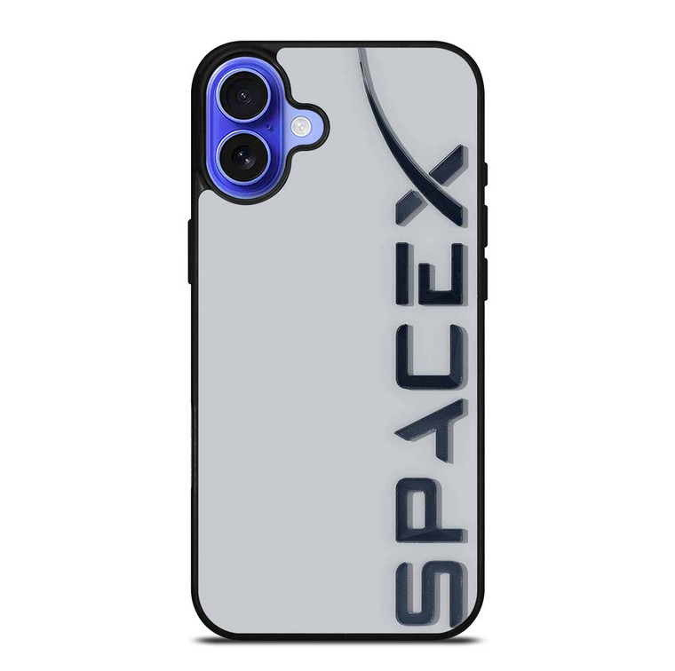 SPACE X LOGO GREY iPhone 16 Case Cover