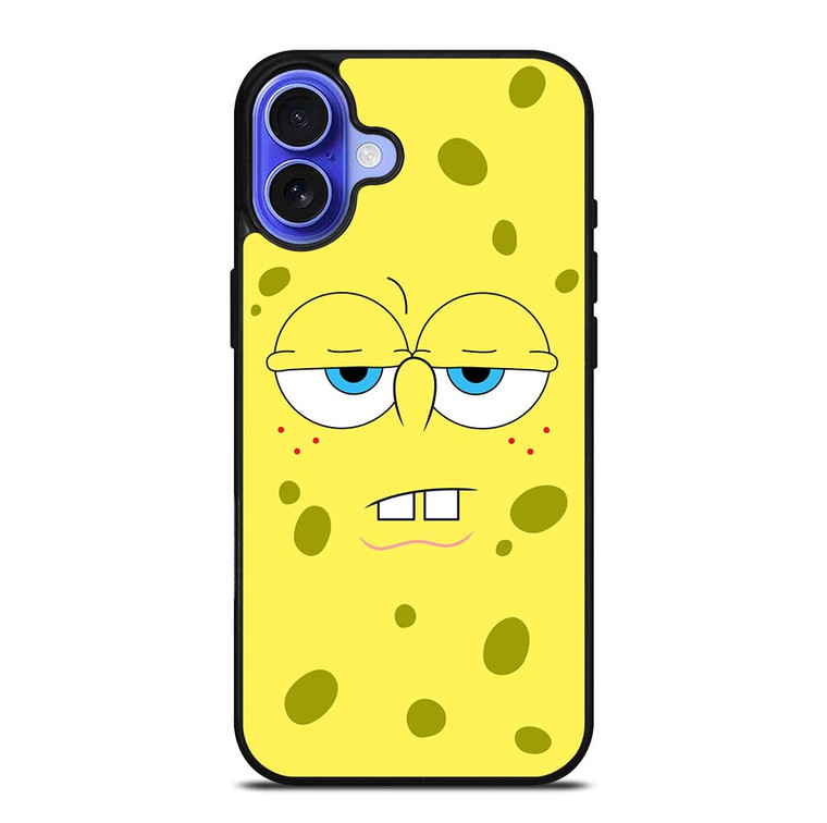 SPONGE BOB EXPRESSION FACE iPhone 16 Case Cover