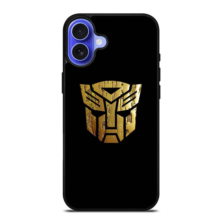 TRANSFORMERS AUTOBOT LOGO GOLD iPhone 16 Case Cover
