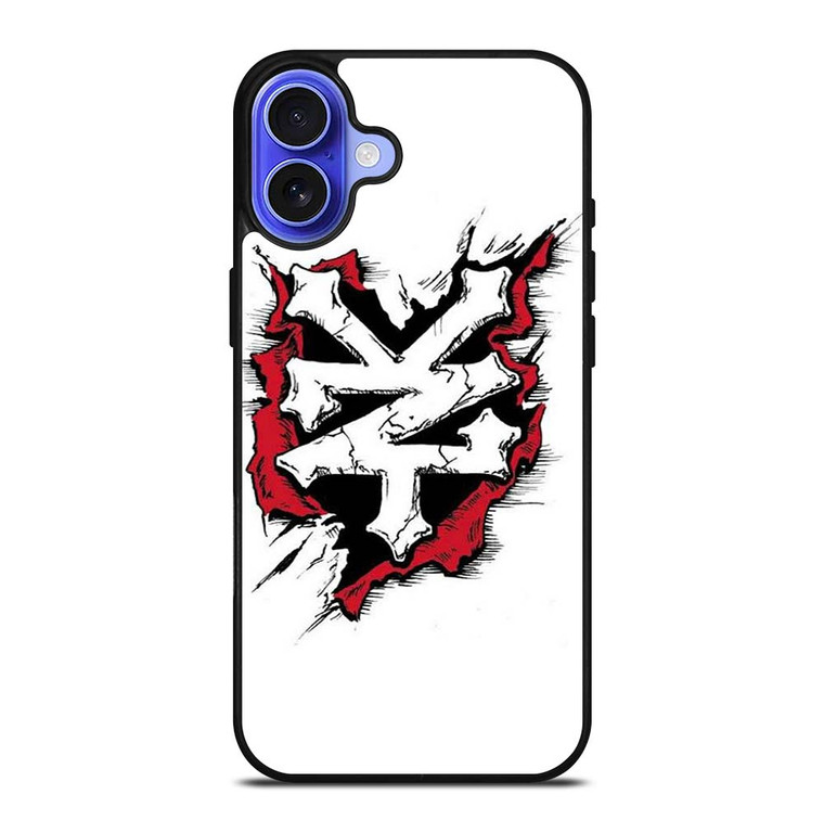 ZOO YORK LOGO WHITE iPhone 16 Case Cover