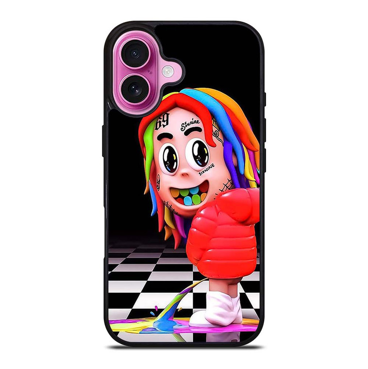 6IX9INE 69 RAPPER RAINBOW PEE iPhone 16 Plus Case Cover