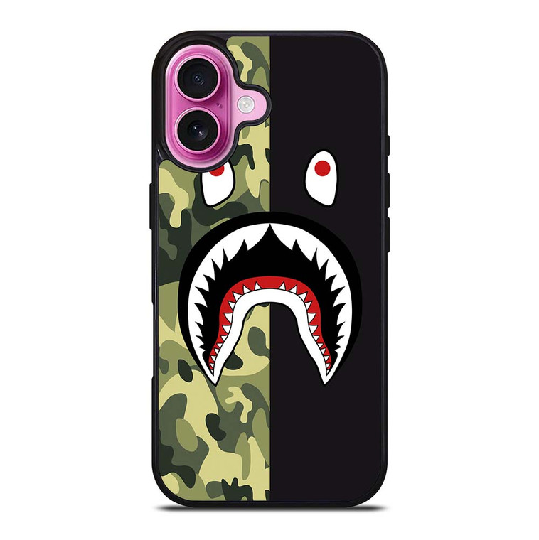 BAPE CAMO SHARK iPhone 16 Plus Case Cover