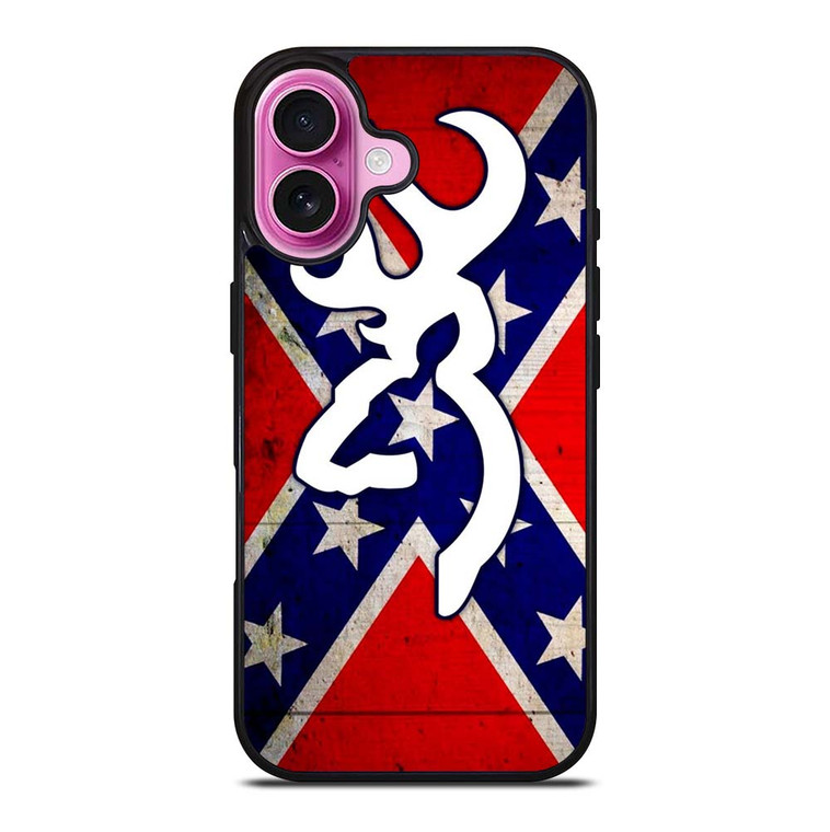 CAMO BROWNING FLAG iPhone 16 Plus Case Cover