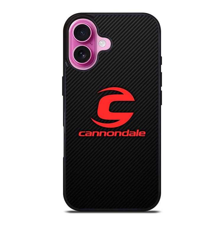 CANNONDALE BIKE LOGO CARBON iPhone 16 Plus Case Cover