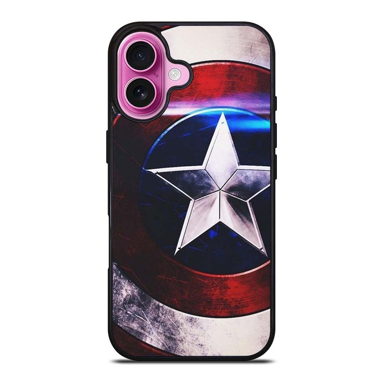 CAPTAIN AMERICA SHIELD MARVEL iPhone 16 Plus Case Cover