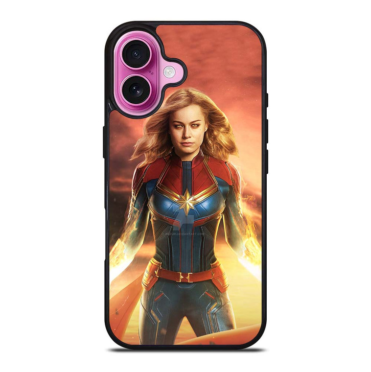 CAPTAIN MARVEL AVENGERS iPhone 16 Plus Case Cover