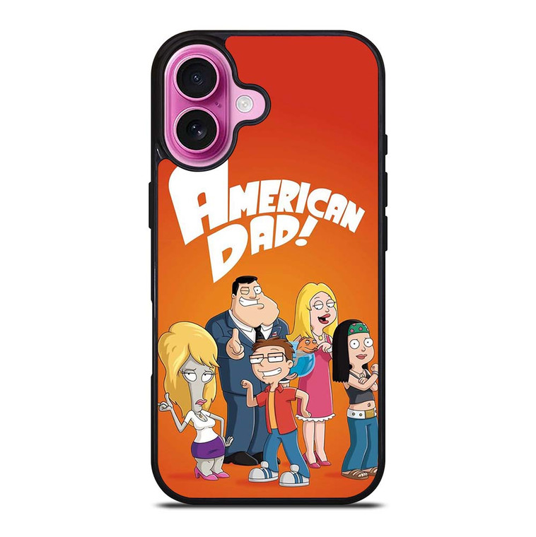 CARTOON AMERICAN DAD SERIES iPhone 16 Plus Case Cover