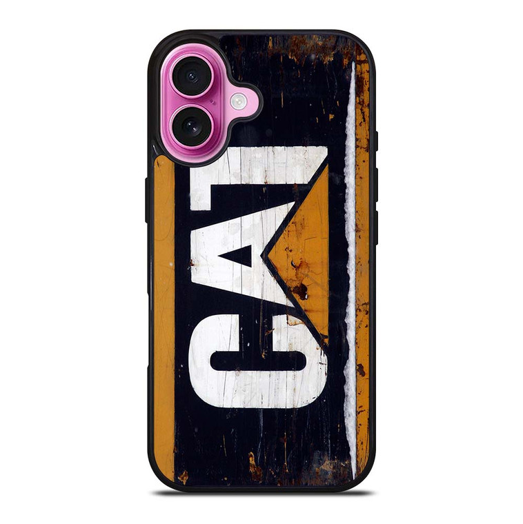 CATERPILLAR CAT RETRO LOGO iPhone 16 Plus Case Cover